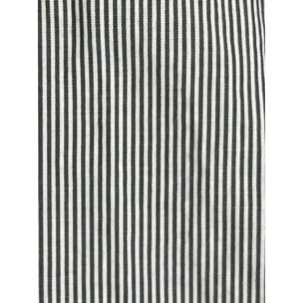 Banana‎ Republic Mens Fitted Striped Button Down Shirt 15-15.5 M Woven in Italy